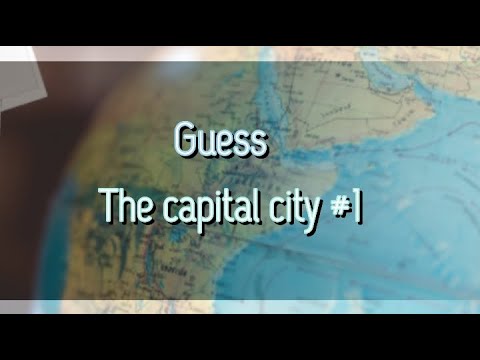 Guess the capital city #1 | Quiz | Epicfun | challenge