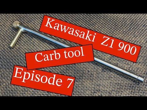 Kawasaki Z1 900 engine rebuild Episode 7 - Carb adjusting tool
