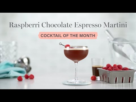 Cocktail of the Month | Raspberri Chocolate Espresso Martini
