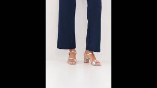 TAMARIS 1-28350-46 957 platinum, dámské sandály vel.40