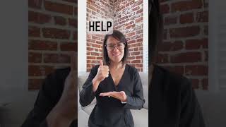 NEED & HELP (Do you need help) | ASL Glossary | The ASL Shop