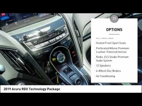 2019 Acura RDX Technology Package New 19A0008