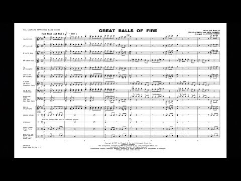 Great Balls of Fire arranged by Johnnie Vinson