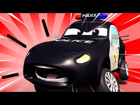 Auto Patrola u Auto Gradu 🚓 🚒  Bebe Auti su zapele u cementu! -  Crtani sa kamionima za djecu