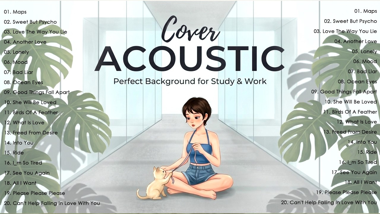 Best English Acoustic Songs with Lyrics 2026 💫 Top 20 New Songs to Soften Your Soul