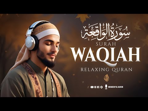 Surah Al Waqiah سورة الواقعة | Relaxing Heart Relaxing Majestic Voice | WQ