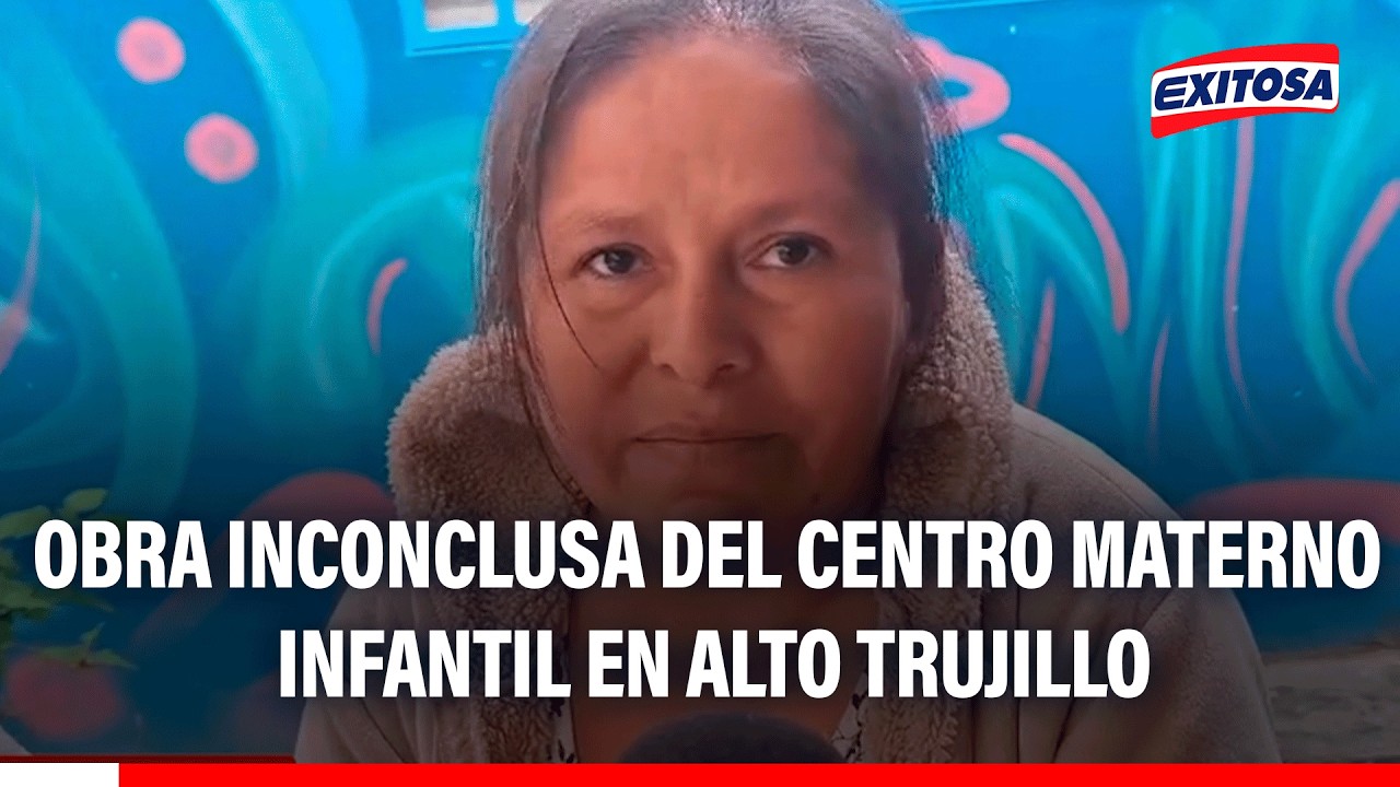 🔴🔵 Vecinos de Alto Trujillo molestos por obra inconclusa de centro materno infantil y lenta atención