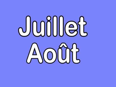 Les mois de l'année chanson de Pierre lozère