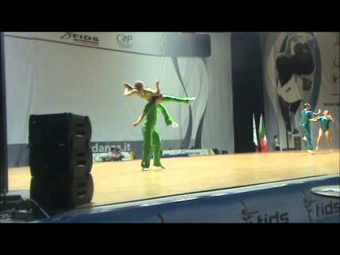 Christina Bischoff / Lukas Moos, A-Klasse, World Masters Rimini 27.05.2012, Akrobatik HR