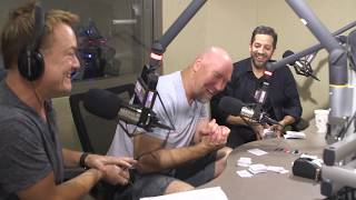David Blaine does David Blaine things in studio with Tolbert and Lund video