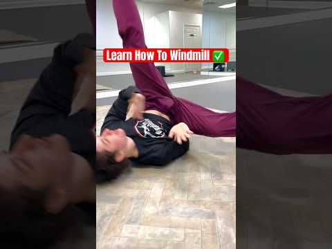 Learn How To Windmill ✅ Step By Step🔥 Beginner Breakdance Move #breakdance #dancereels #windmill