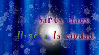 luis miguel santa claus llego a la ciudad lyrics letra