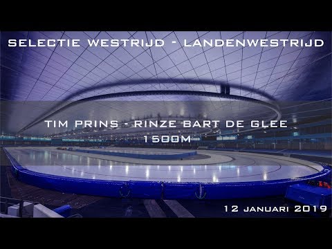 Tim Prins - Rinze Bart de Glee 1500m Selectiewedstrijd Landenwedstrijd Thialf 2019