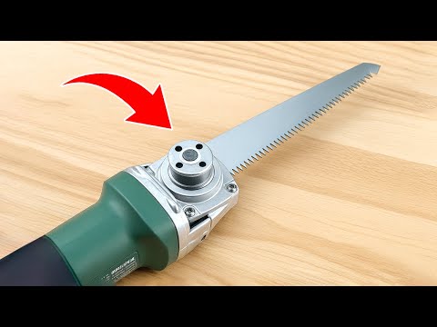 I Wish I’d Known This Sooner at 60! Turn Your Angle Grinder Into a Powerful Industrial Saw!