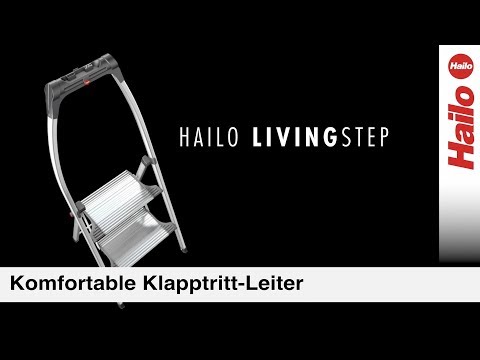 Praktische Klapptritt-Leiter – Hailo LivingStep