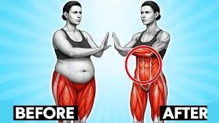 30 Min Standing Workout to Burn Belly Fat Fast | Flat Stomach in 14 Days for Women Who Hate Crunches