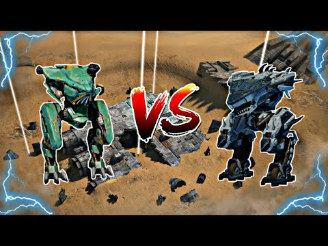 Orochi VS Au Guang without weapon comparison in |War Robots|
