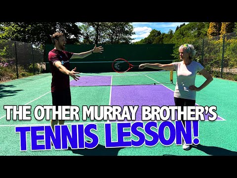 Judy and Duncan Murray's Tennis Lesson | The Other Murray Brother