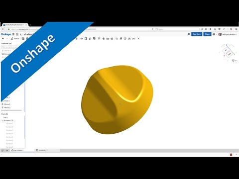 Drehschalter Onshape Training Surfaces