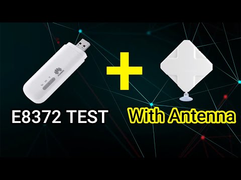 Huawei 4G E8372 Test with Antenna VS Normal - 35db 700-2800