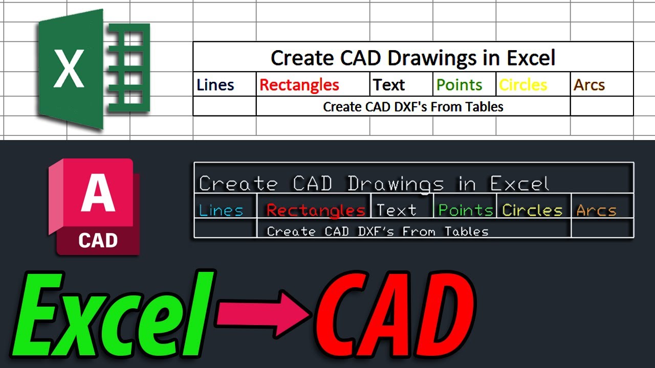 Transforming Excel Tables into CAD Drawings: A Game Changer for Your Workflow