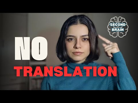 How to Think in Another Language Without Translating: Build Your Second Brain