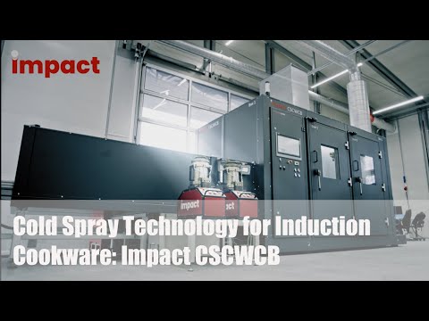 Cold spray technology for induction cookware