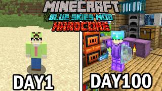 【マインクラフト】赤と青の世界で100日間ハードコア生活をしたら楽しすぎた【100days】【Minecraft】