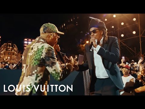 Pharrell Williams and Jay-Z Perform at the Men's Spring-Summer 2024 Show | LOUIS VUITTON