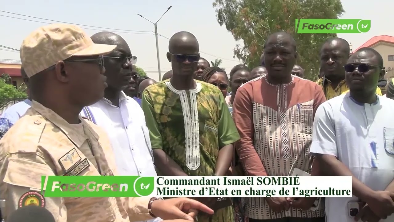 Aménagements paysagers  : Le ministre d’Etat Ismaël SOMBIÉ donne le top départ