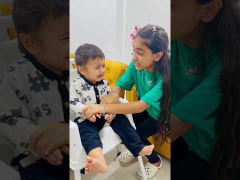 Samayra ne Rishabh ko Dwayi 💊kaise di 😱😰  #shorts #samayranarula #siblings