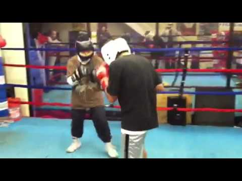 Sparring At The Robert Garcia Gym