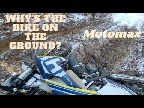Riding Michigan ORV Trails in December - Evart Motorcycle Trail