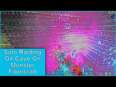 Ark - Solo Raiding Oil Cave on Monster Fibercraft I 4K