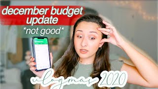 DECEMBER BUDGET UPDATE // vlogmas day 10, every dollar budget app, selling my car??