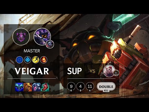 Veigar Support vs Rakan - EUW Master Patch 11.23