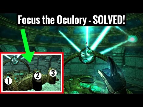 How to FOCUS THE OCULORY Puzzle (Revealing the Unseen Quest)  - Skyrim Remastered