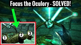 How to FOCUS THE OCULORY Puzzle (Revealing the Unseen Quest)  - Skyrim Remastered
