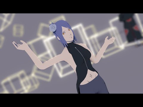 【Naruto MMD/60FPS】Garnidelia - Gokuraku Joudo - Konan*Obito