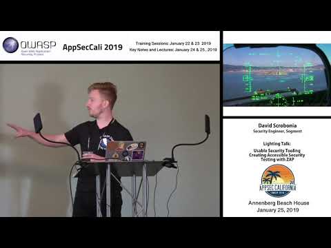 AppSecCali 2019 Lightning Talk - Creating Accessible Security Testing with ZAP