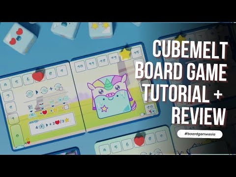 Cubemelt Board Game by Daryl Chow from Origame Studios (Unboxing, Tutorial and Review!)