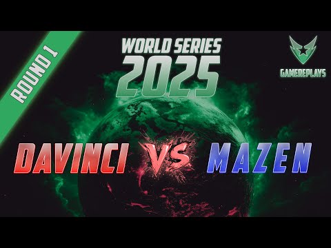World Series 2025: Mazen vs DaVinci - Round 1(BO9) - Co-cast with Mp3!