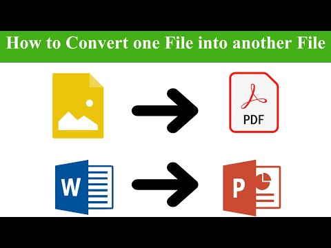 How to convert word file to ppt | How to Convert Images into PDF
