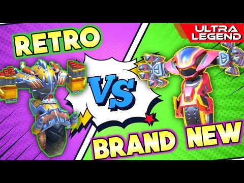 Retro VS Brand New | Rocket Mortar 12 VS Helix Rack 12 with Killshot in Mech Arena