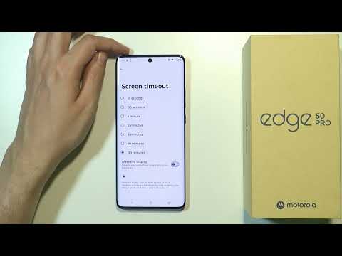How to Change Screen Timeout on Motorola Edge 50 Pro