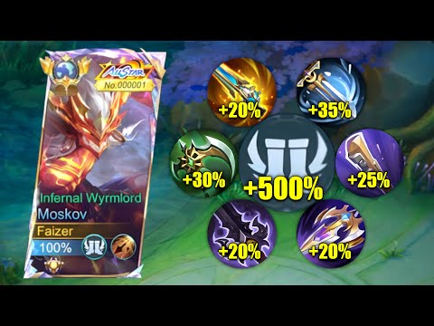 MOSKOV NEW META ATTACK SPEED BUILD!! 500% SPEED HACK!?😱 ( MUST TRY! ) MOSKOV BEST BUILD 2025