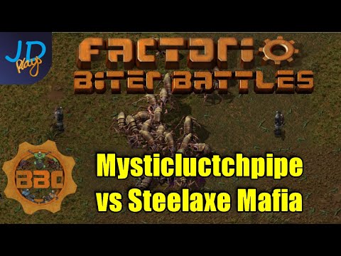 Factorio PvP Biter Battles ⚙️ BBChampions ⚙️ Mysticluctchpipe vs Steelaxe Mafia