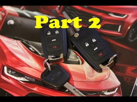 How to program Chevrolet Keyfob Key fob for 2011 - 2015 Camaro Equinox Avalanche