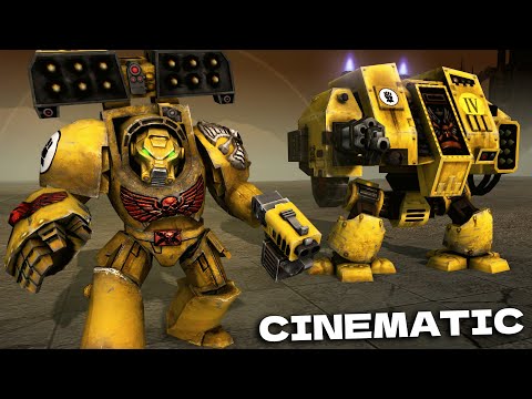 FOR THE EMPEROR! Imperial Fists vs Chaos Invasion - Men of War: Warhammer 40k Mod (4K)