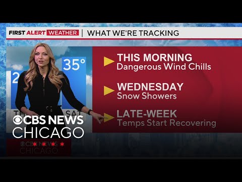 Arctic cold continues Tuesday in Chicago with below-zero wind chills